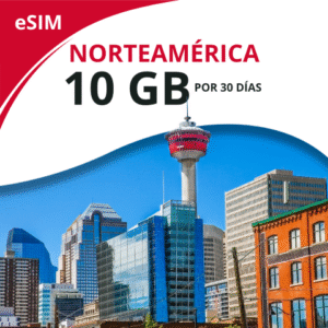 Paquete Norteamérica 10GB x 30 Días