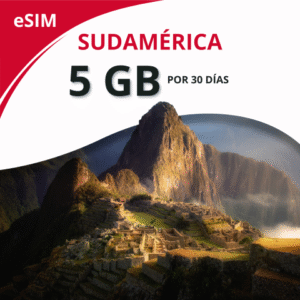 Paquete Sudamérica 5GB x 30 Días