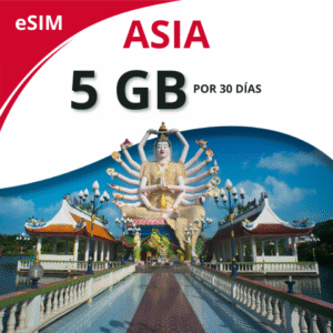 Paquete Asia 5GB x 30 Días